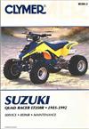 Suzuki QuadRacer LT250R 1985 - 1992 Clymer Owners Service & Repair Manual