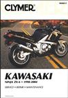 Kawasaki Ninja ZX6, ZX600 & ZZ-R 600 1990 - 2004
Clymer Owners Service & Repair Manual